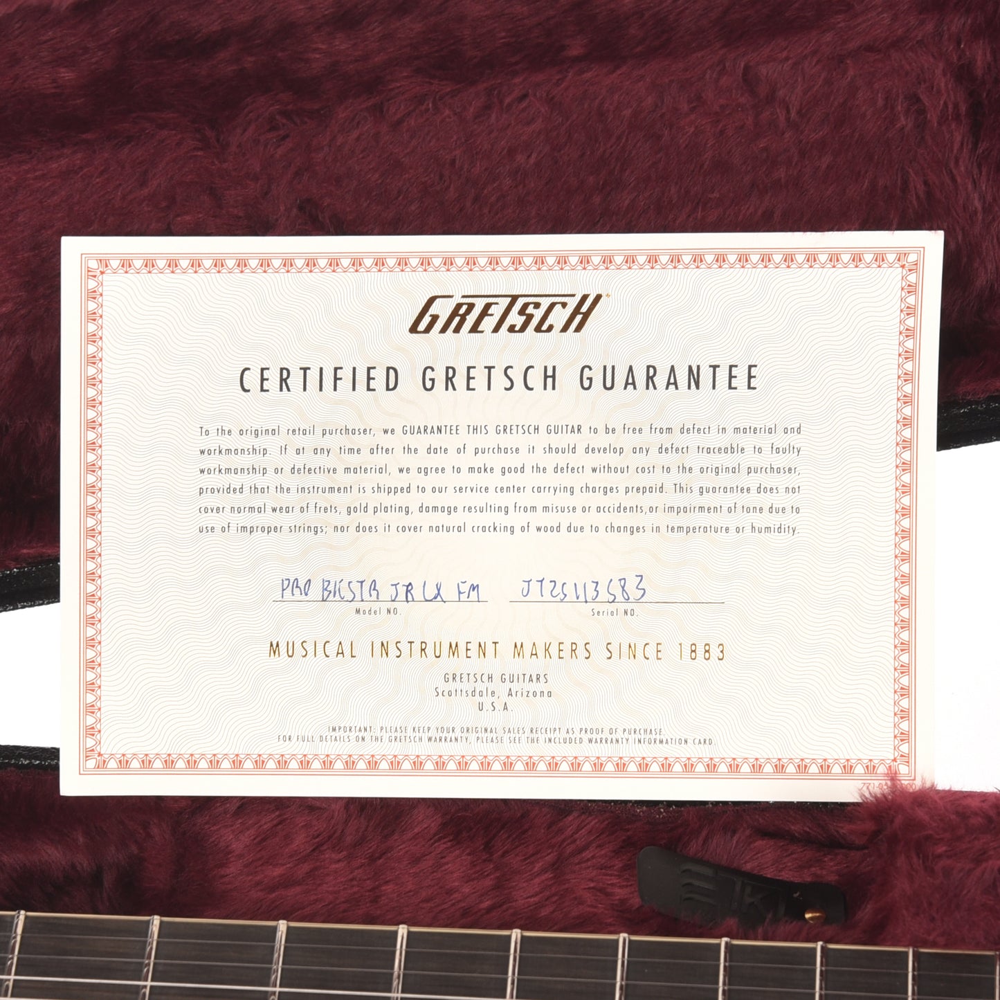 Gretsch Broadkaster Jr. LX Figured Center Block Caramel Dawn Gold Hardware w/String-Thru Bigsby Electric Guitars / Semi-Hollow