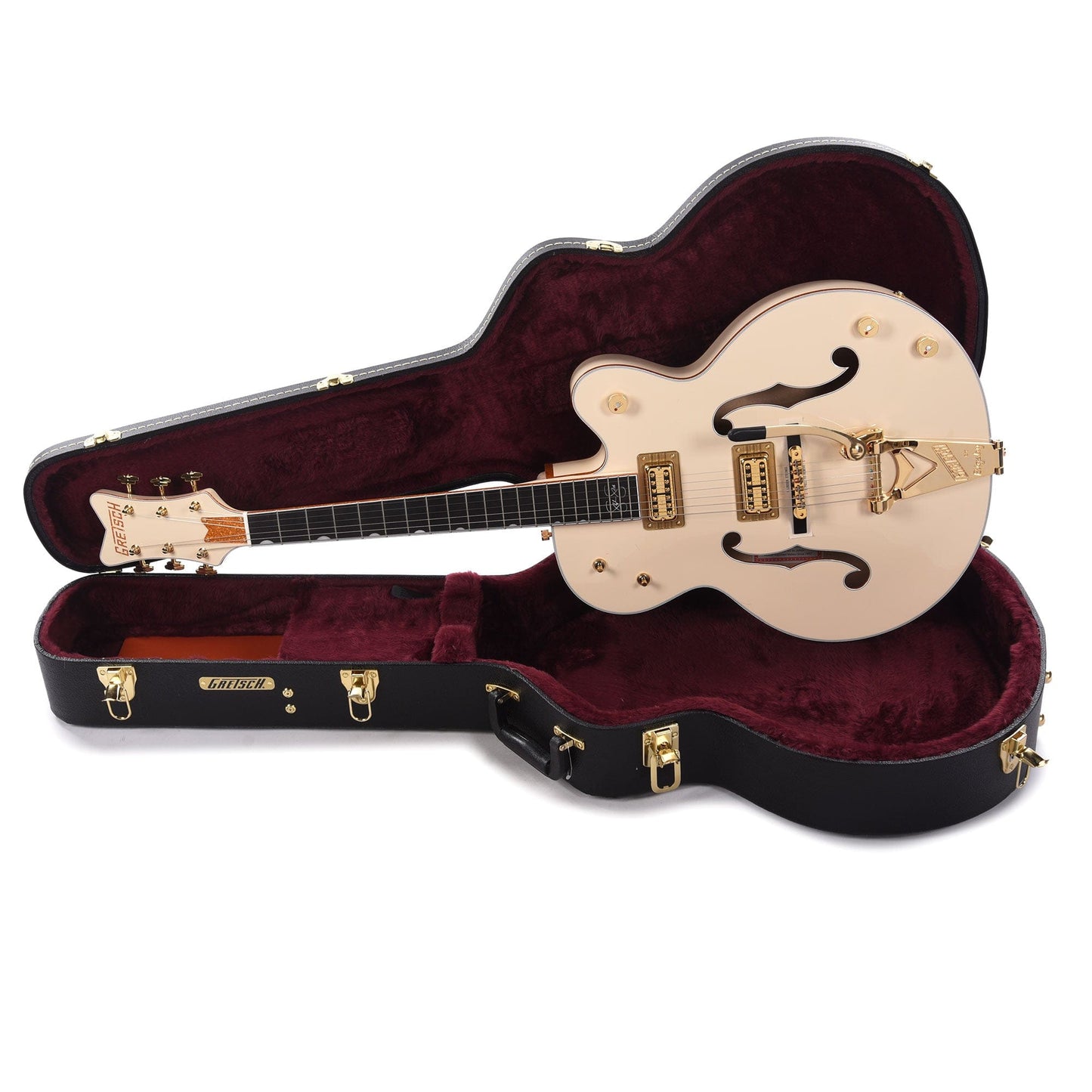Gretsch G6136-1958 Stephen Stills Signature White Falcon with Bigsby Aged White Electric Guitars / Semi-Hollow