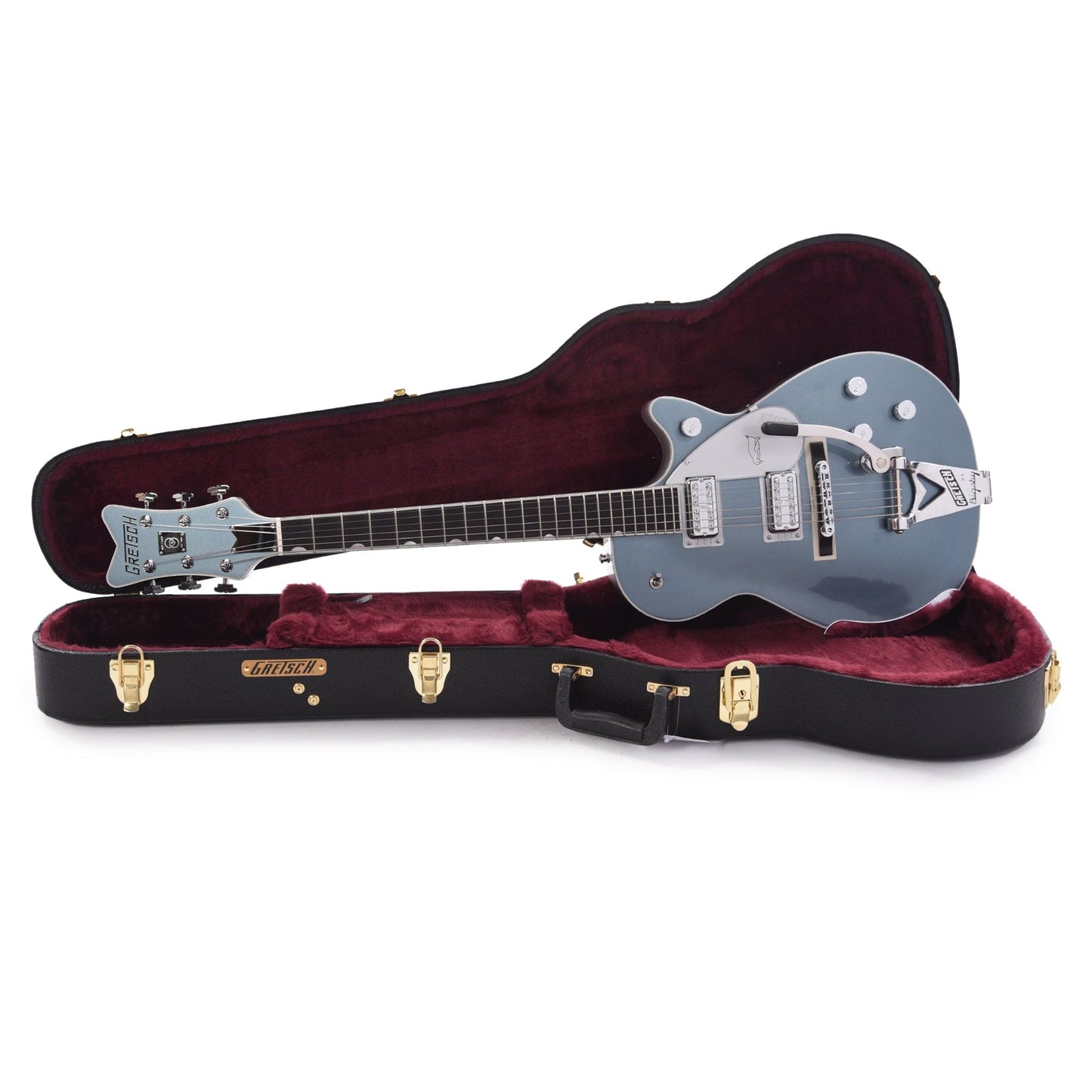 Gretsch G6134T-140 LTD 140th Double Platinum Penguin Two-Tone Stone Platinum/Pure Platinum Electric Guitars / Solid Body