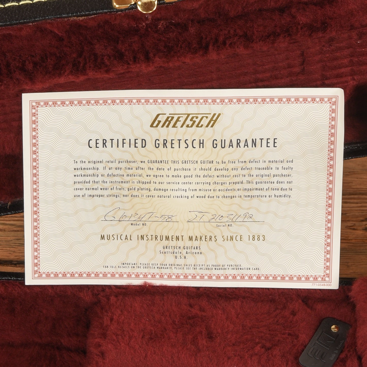 Gretsch G6134T-58 Vintage Select Penguin White 2021 Electric Guitars / Solid Body