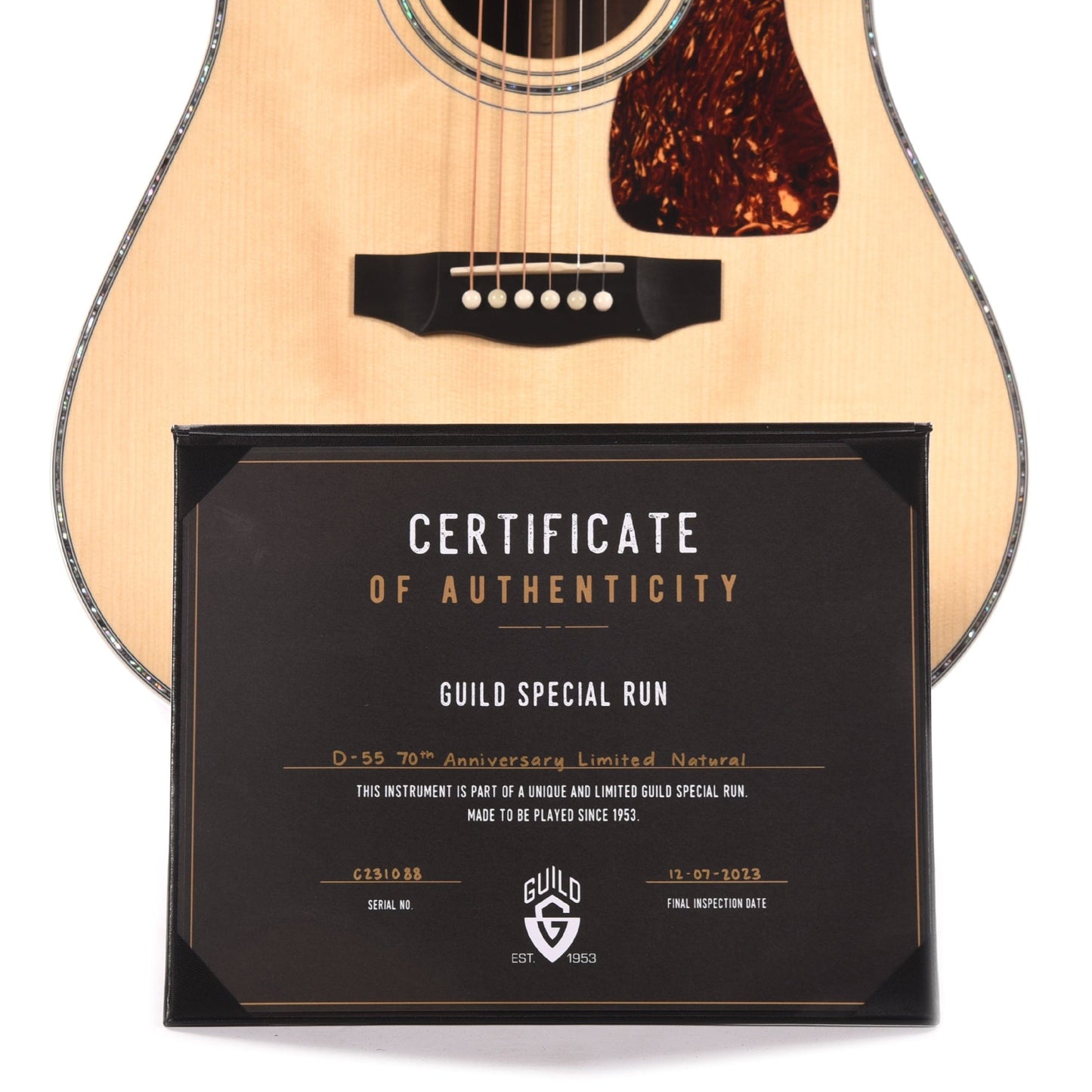 Guild USA Special Run D-55 70th Anniversary Limited Edition of 70 Acoustic Guitars / Dreadnought