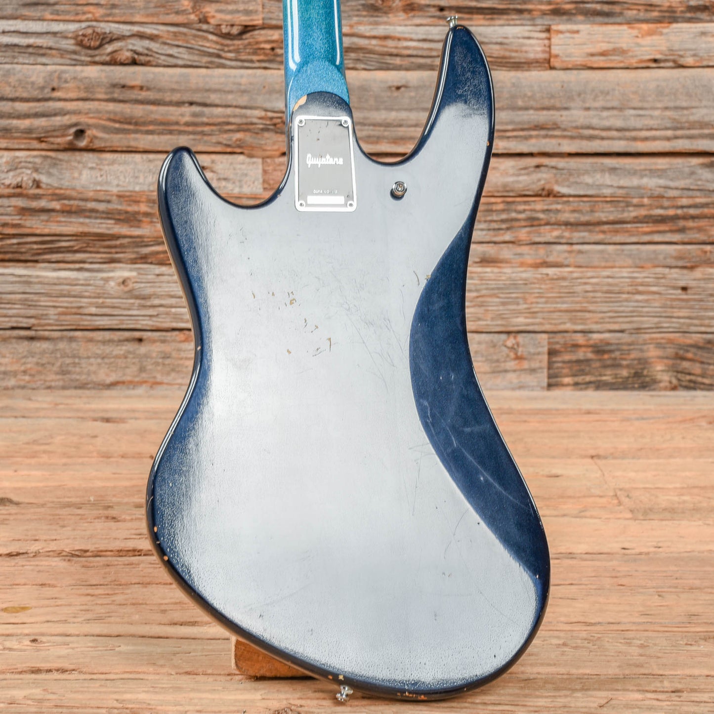 Guyatone EB-9 Sharp 5 Blue Sparkle 1970s Bass Guitars