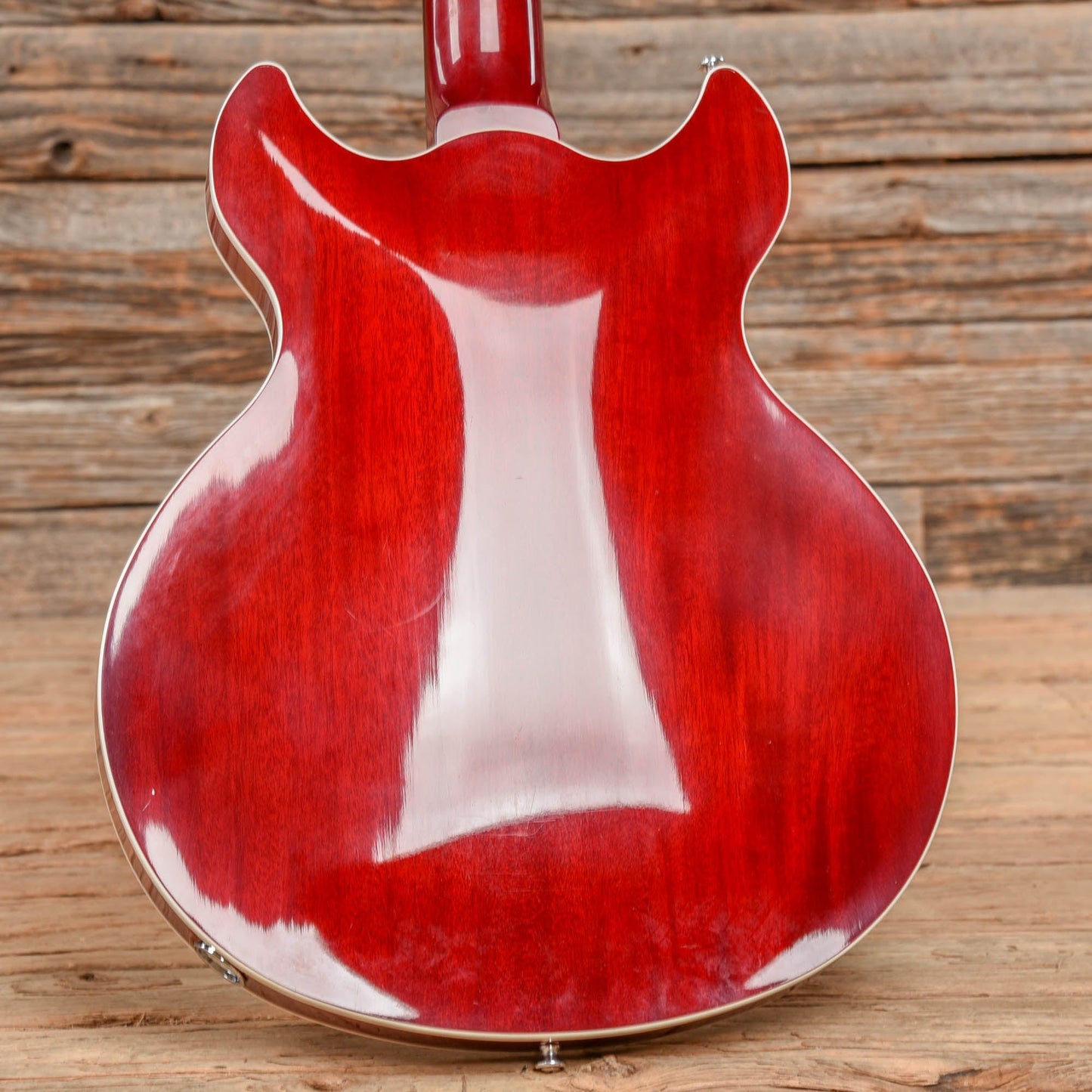 Harmony Comet Transparent Red Electric Guitars / Semi-Hollow