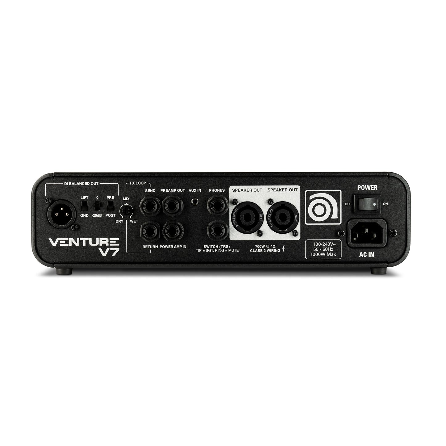 Ampeg Venture V7 700W Bass Amp Head