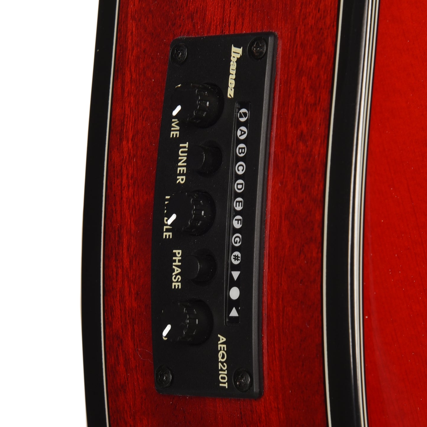 Ibanez GA35TCESRR Thinline Cutaway Classical Acoustic-Electric Sapphire Red High Gloss Acoustic Guitars / Classical