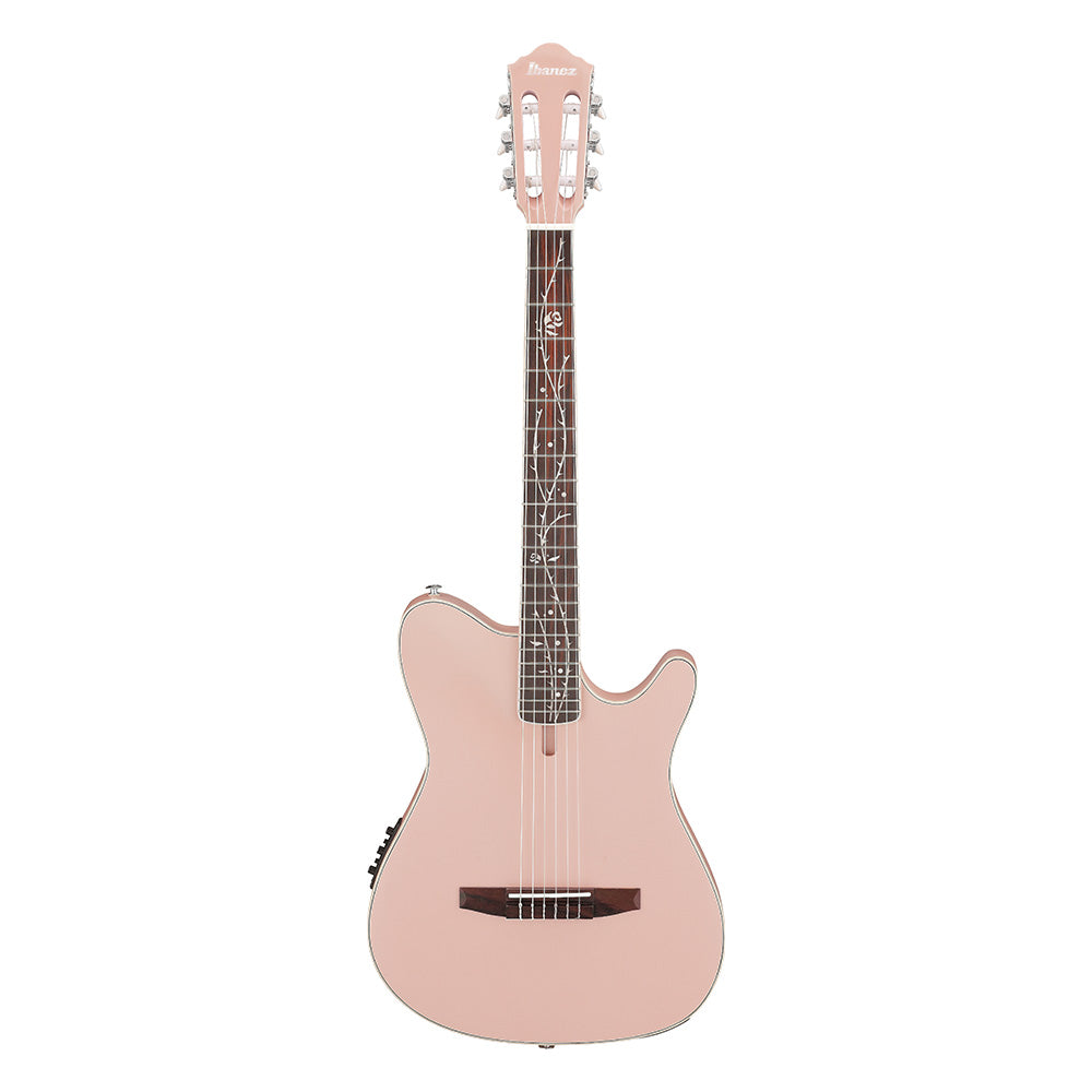 Ibanez TOD10NPAF Tim Henson Signature FRH Acoustic-Electric Guitar Pearl Pink Flat Acoustic Guitars