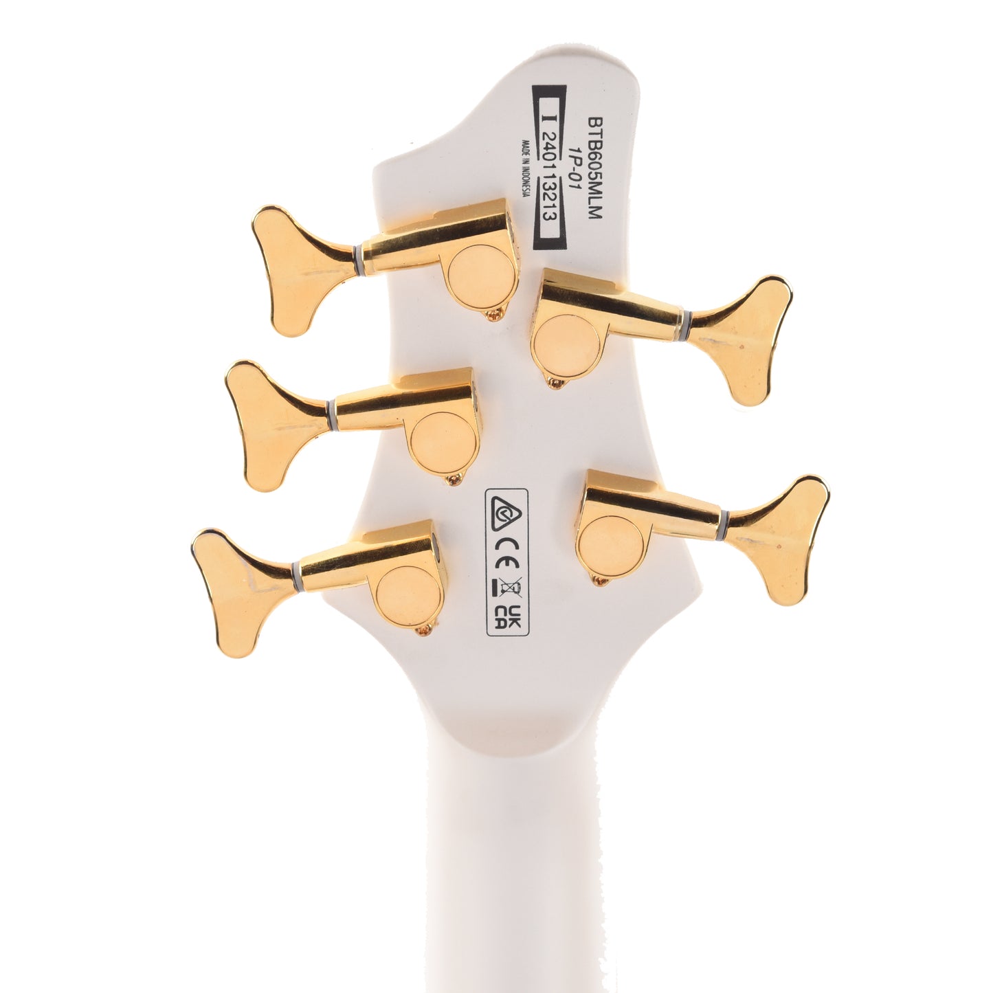 Ibanez BTB605MLMPWM Bass Workshop 5-String Multi Scale Electric Bass Pearl White Matte Bass Guitars / 5-String or More