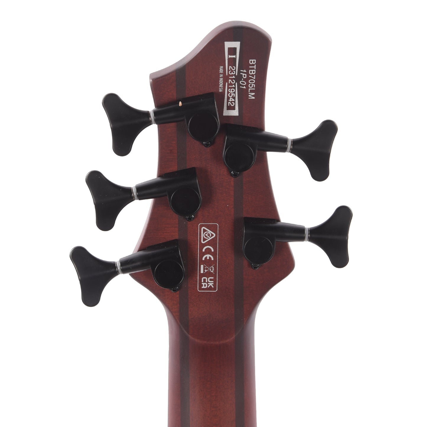 Ibanez BTB705LMNNF Bass Workshop 5-String Multi Scale Electric Bass Natural Browned Burst Flat Bass Guitars / 5-String or More