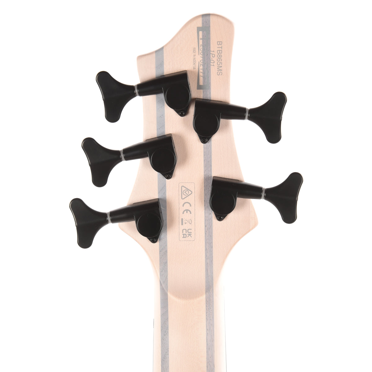 Ibanez BTB865MSTWF BTB Bass Workshop 5-String Electric Bass Multi scale Transparent White Flat Bass Guitars / 5-String or More