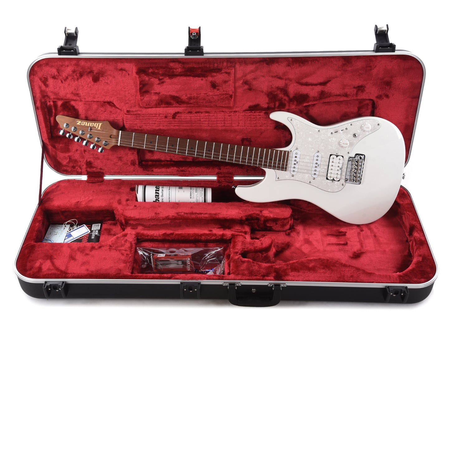 Ibanez AZ2204PW AZ Prestige Electric Guitar Pearl White Electric Guitars / Solid Body