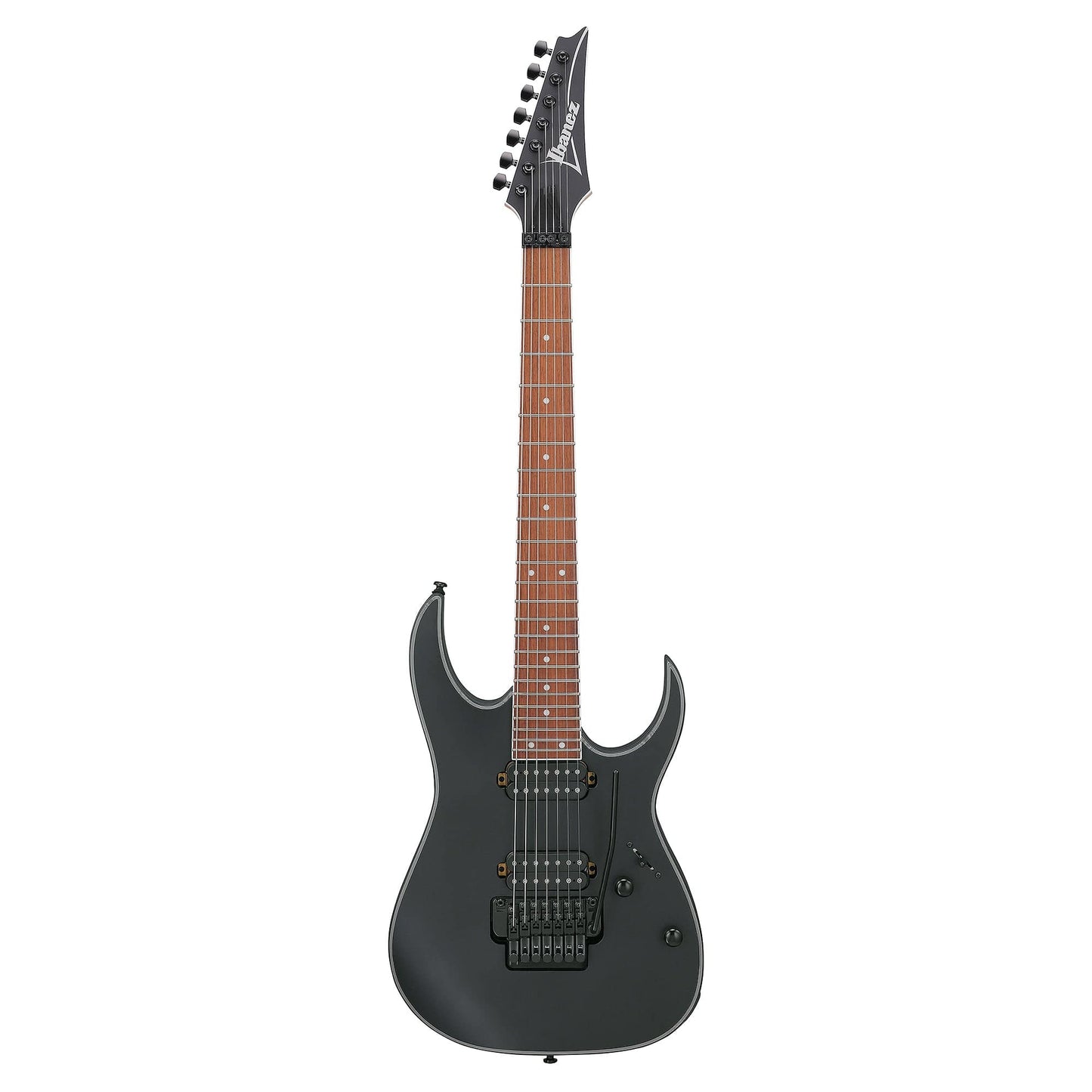Ibanez RG7420EXBKF Standard 7-String Electric Guitar Black Flat Electric Guitars / Solid Body