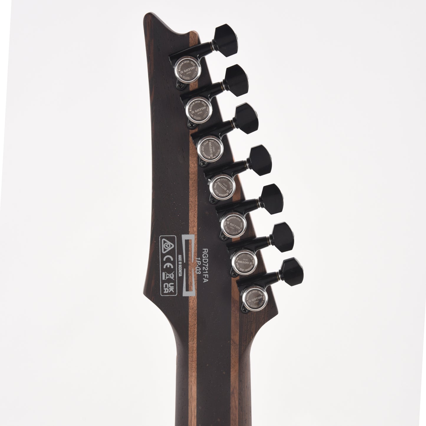 Ibanez RGD721FAWUF RGD 7-String Electric Guitar Stained Wine Red Bust Flat Electric Guitars / Solid Body