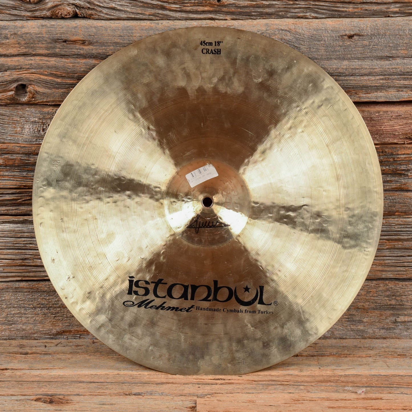 Istanbul Mehmet 18" Legend Dry Crash Cymbal USED Drums and Percussion