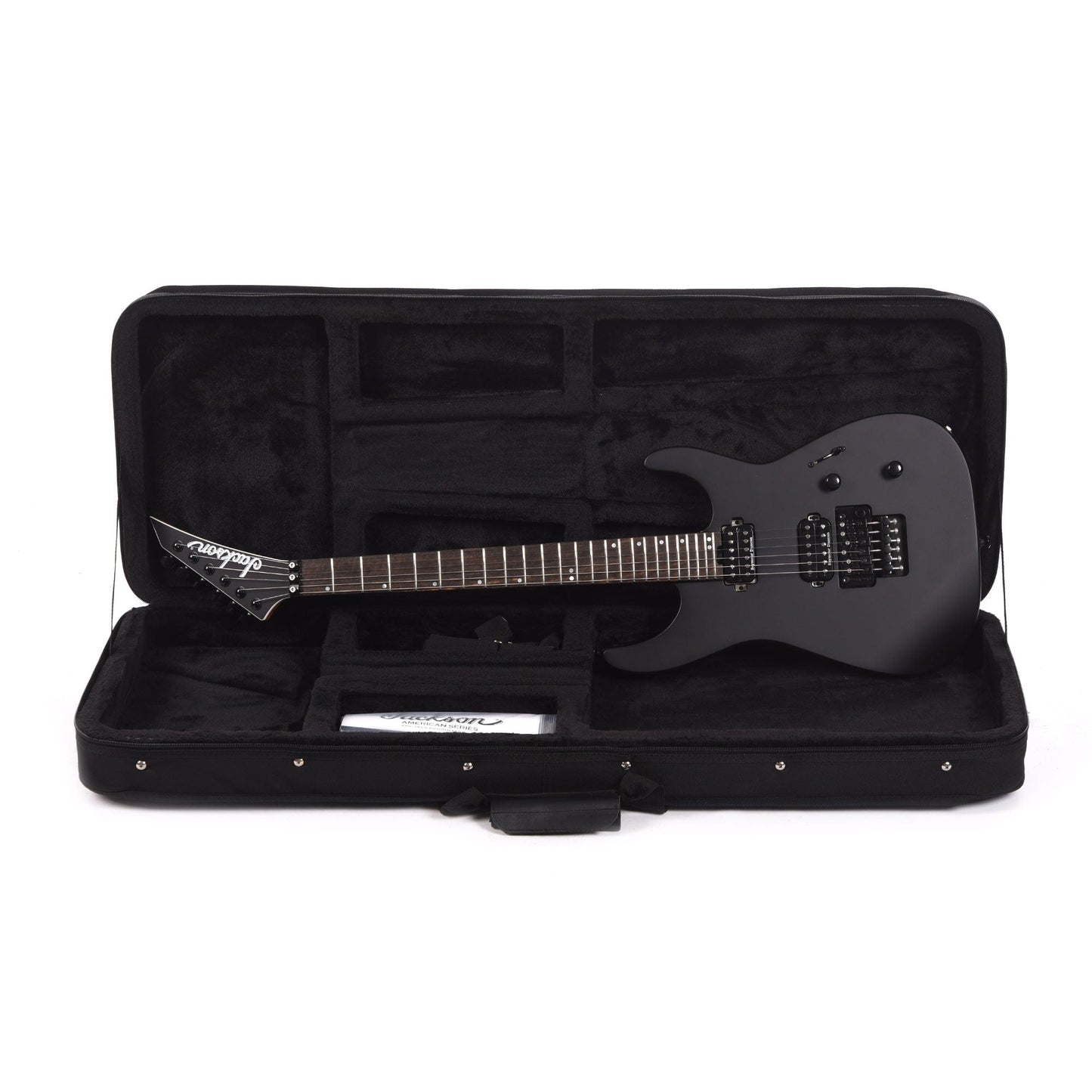 Jackson American Series DK Virtuoso Satin Black Electric Guitars / Solid Body