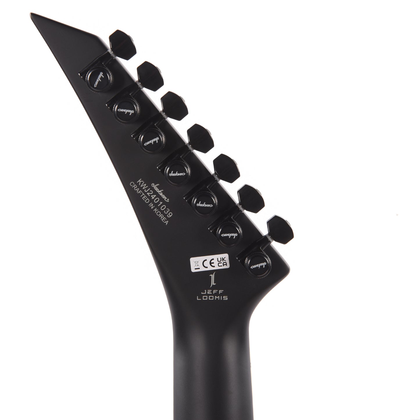 Jackson Pro Series Signature Jeff Loomis Soloist SL7 HT Black Ash Electric Guitars / Solid Body