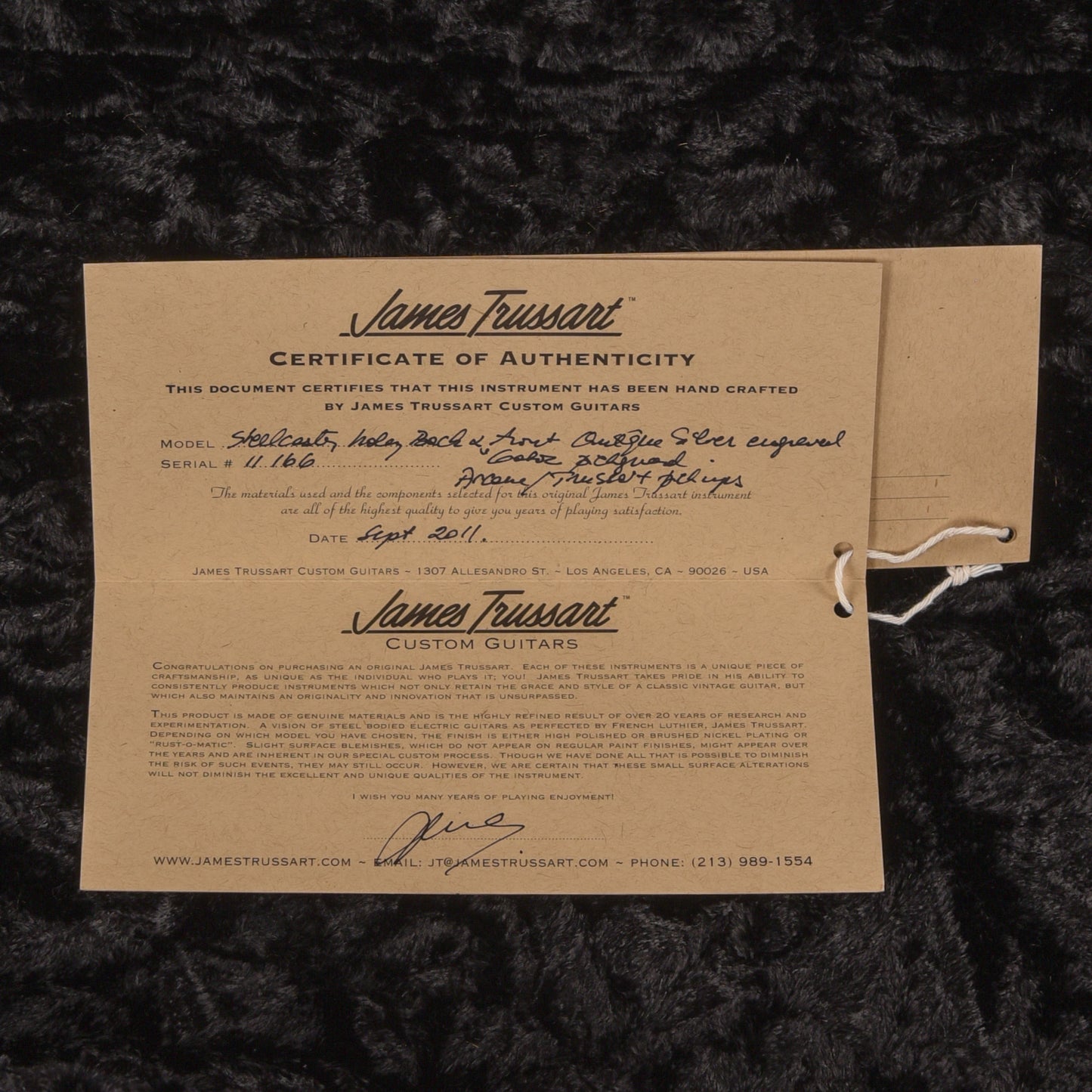James Trussart Steelcaster 2011 Electric Guitars / Hollow Body