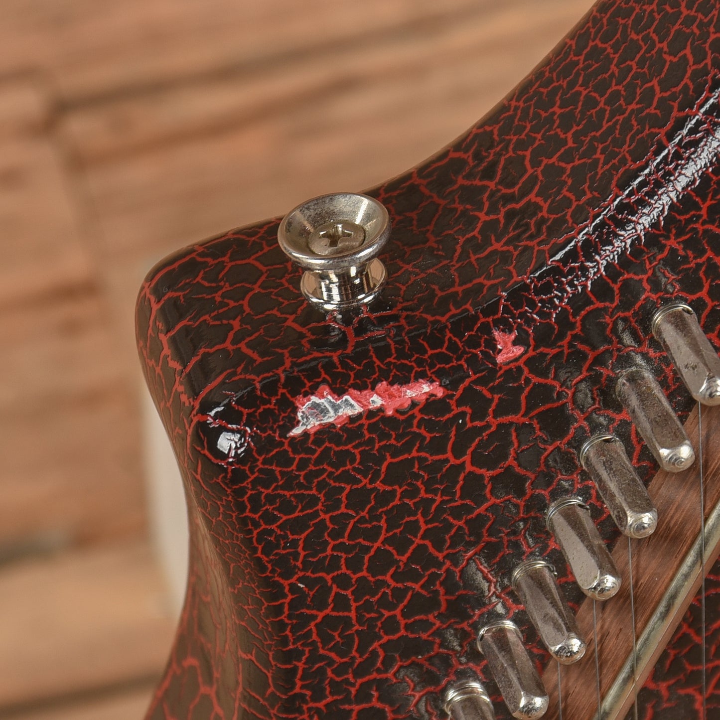 Jerry Jones Electric Sitar Red Crackle Electric Guitars / Solid Body