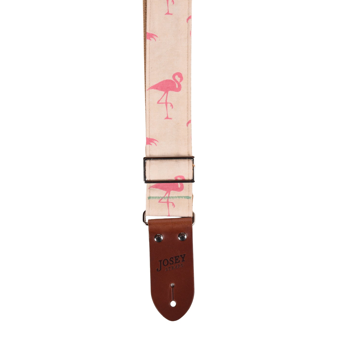 Josey Miami Vice 2" Guitar Strap w/Saddle Ends and Cotton Backing Straps