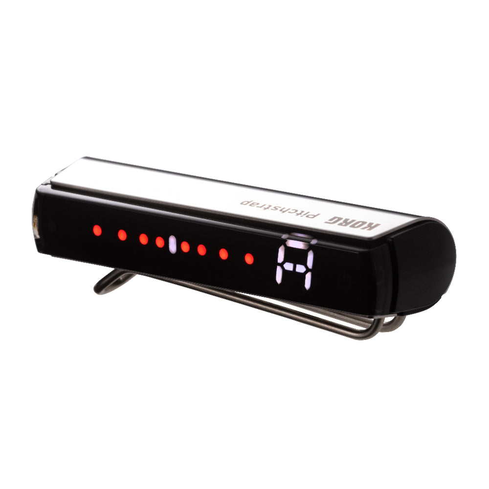Korg PitchStrap Guitar/Bass Tuner Silver Accessories / Tuners