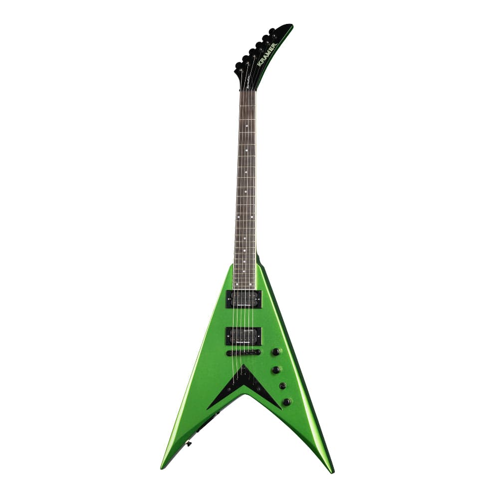 Kramer Artist Dave Mustaine Vanguard Rust In Peace Alien Tech Green Electric Guitars / Solid Body