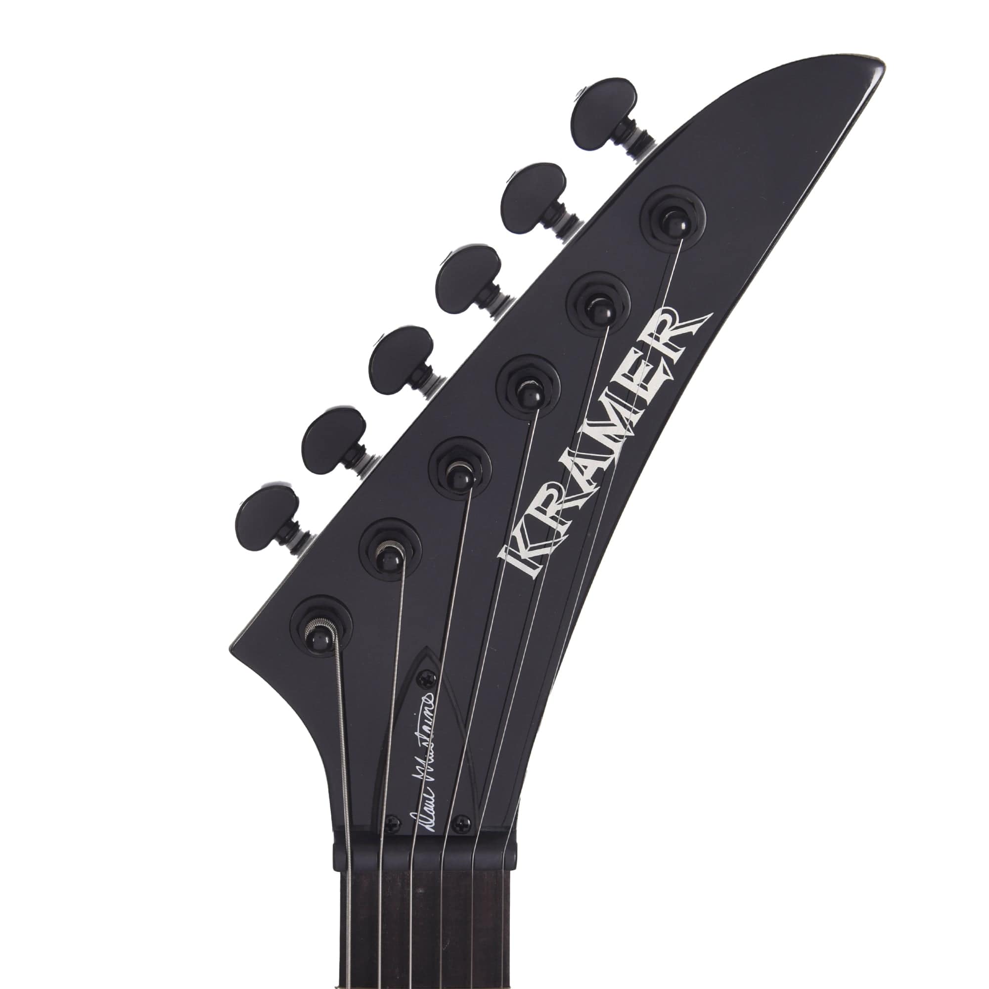 Kramer Artist Dave Mustaine Vanguard Silver Metallic Electric Guitars / Solid Body