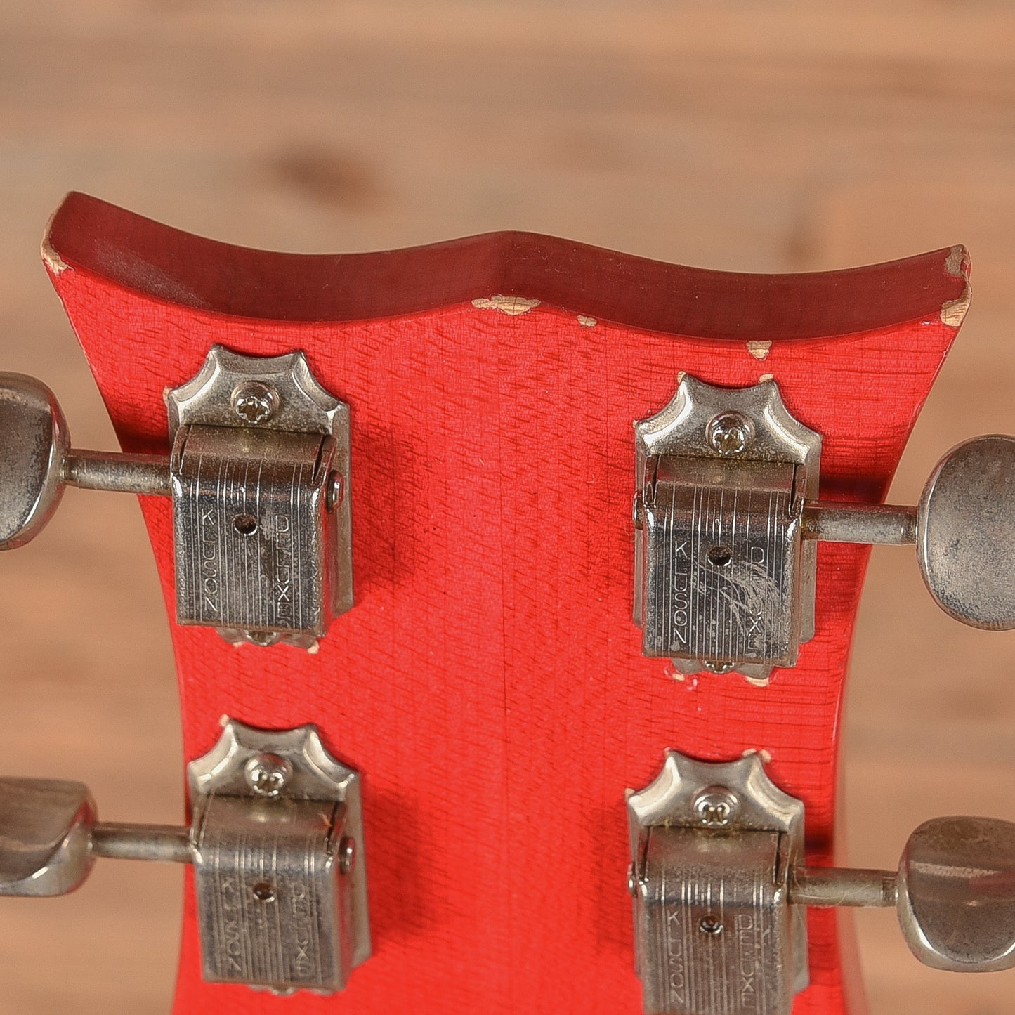 Kustom K200A Cherry 1960s Electric Guitars / Semi-Hollow