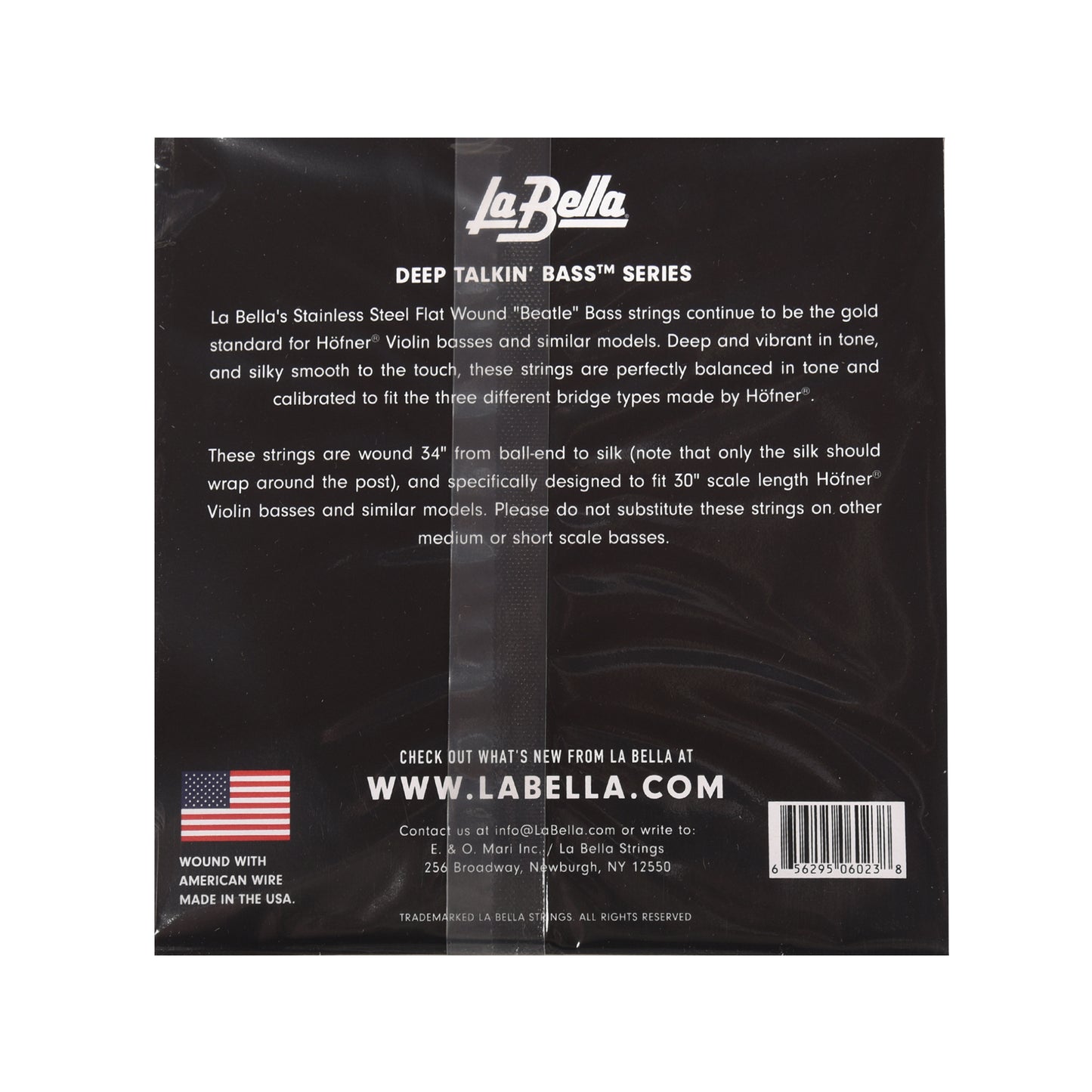 La Bella 760FHB2 Deep Talkin Bass Beatle Bass Strings 39-96 Accessories / Strings / Bass Strings