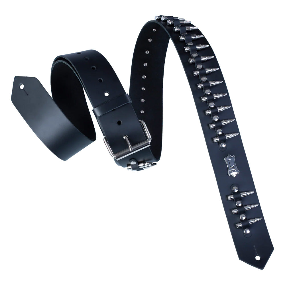 Levy's 2" The Bullet Guitar Strap Black Straps