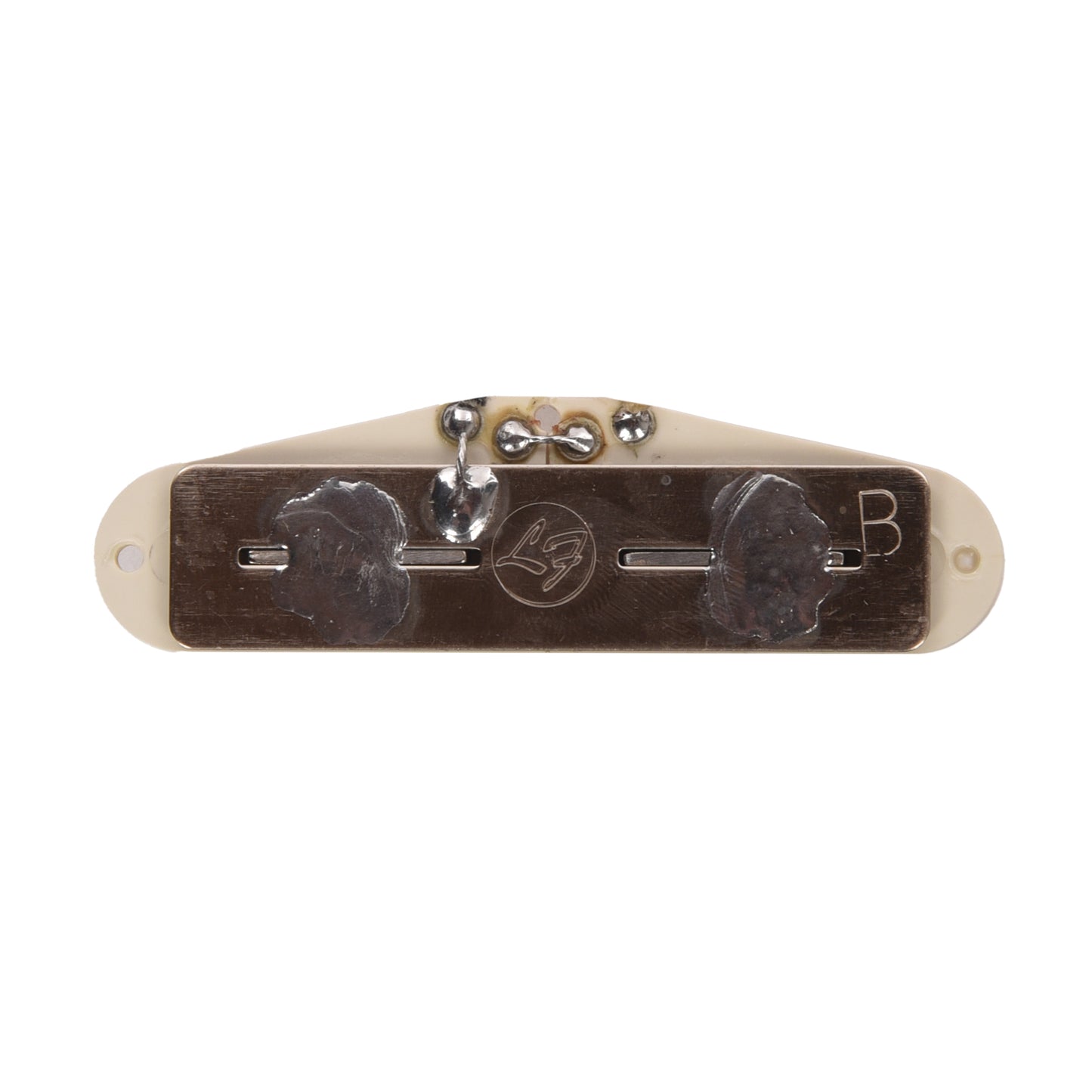 Lindy Fralin Split Blade Strat Bridge Pickup Parchment Blues Output Medium (9.5" to 11" Radius) Parts / Guitar Pickups