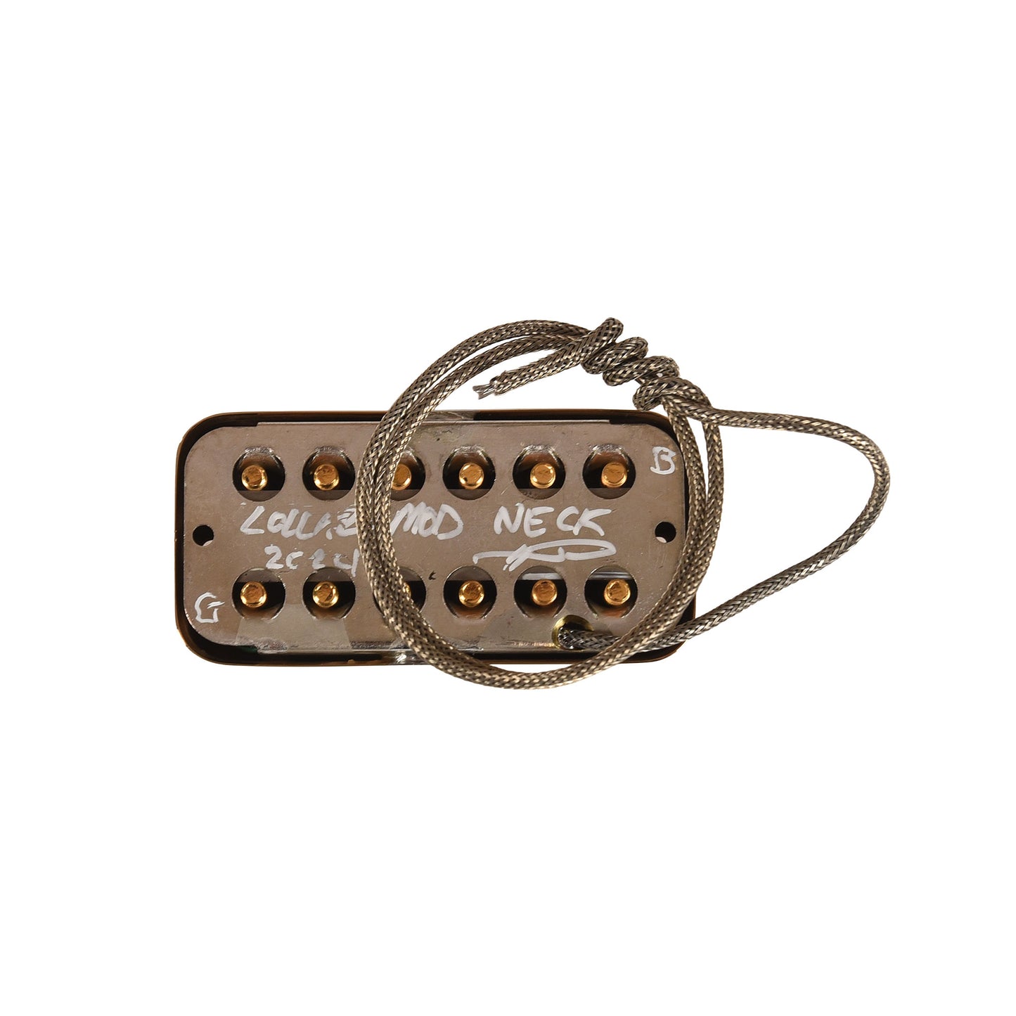 Lollar Lollartron Traditional Mod Neck Pickup Gold w/Mount Option B Pickups & Preamps