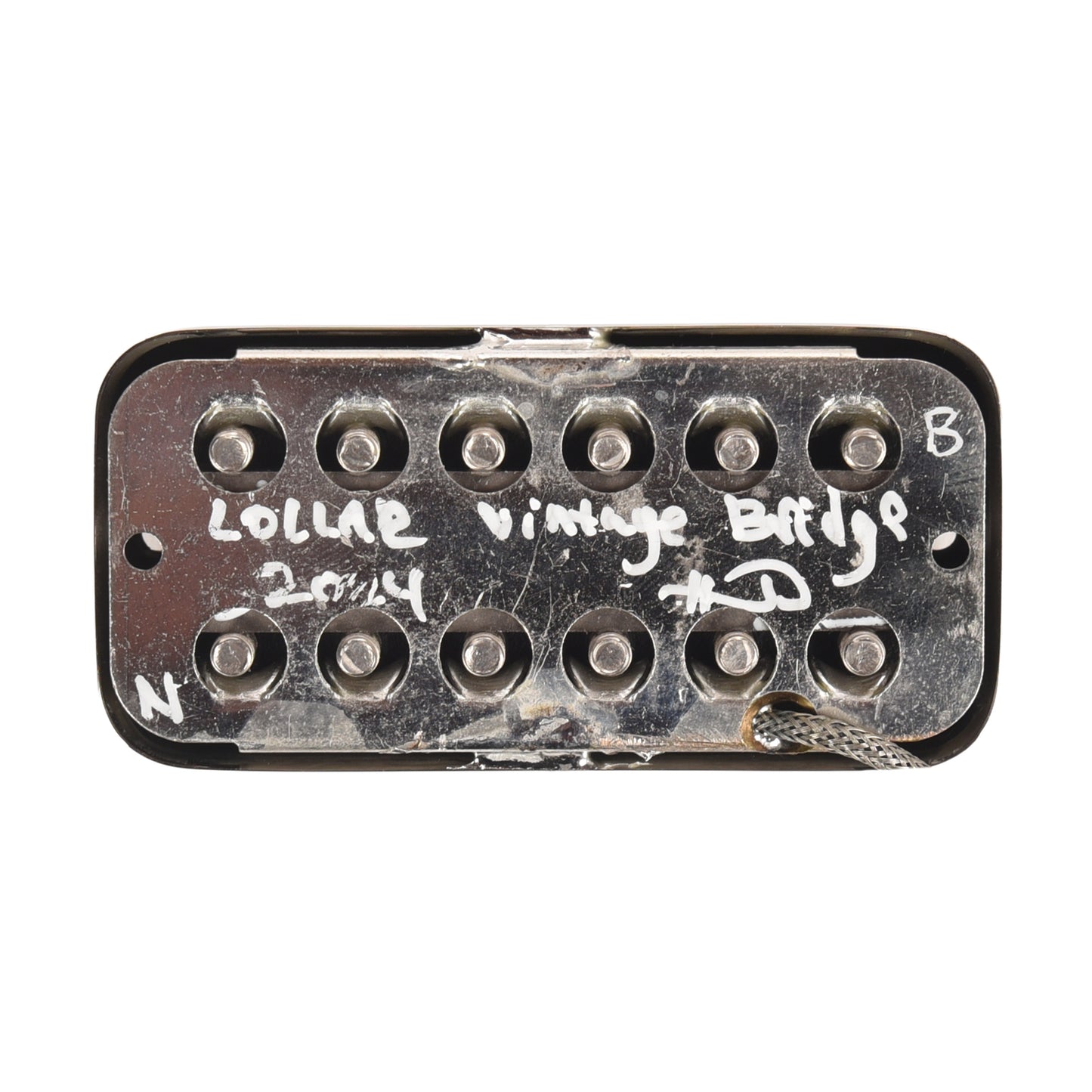 Lollar Lollartron Traditional Vintage Bridge Pickup Nickel w/Mount Option B Pickups & Preamps