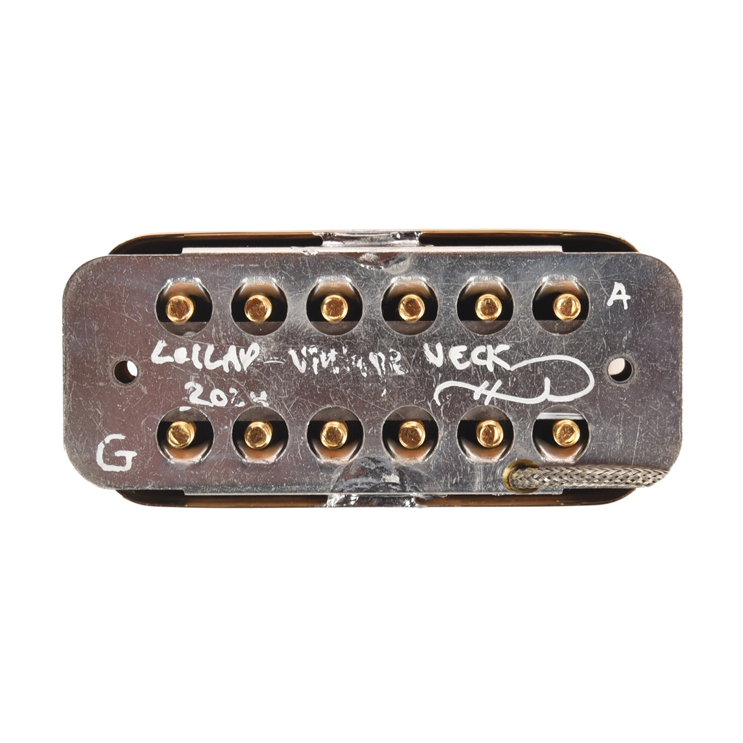 Lollar Lollartron Traditional Vintage Neck Pickup Gold w/Mount Option A Pickups & Preamps