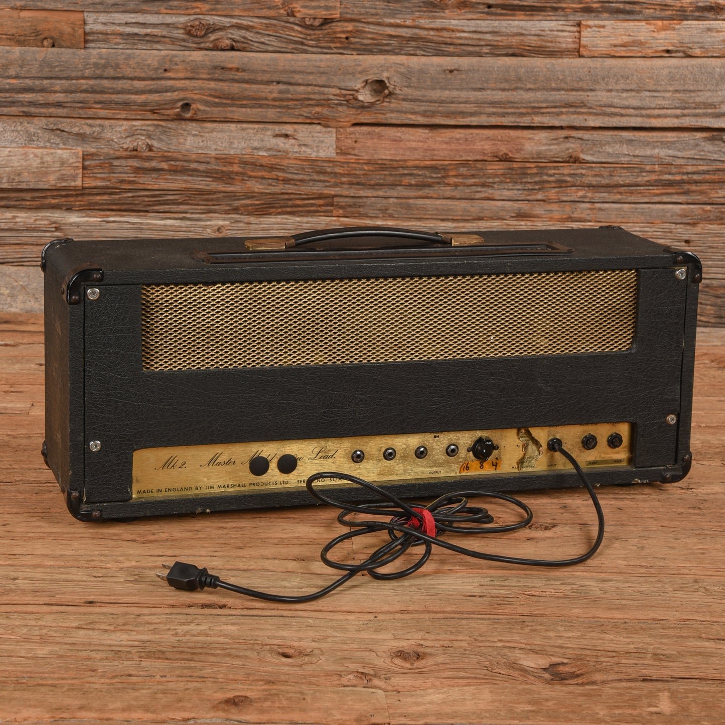 Marshall JMP 2203 Mk 2 Master Model 100-Watt Lead 100-Watt Guitar Amp Head 1977 Amplifiers