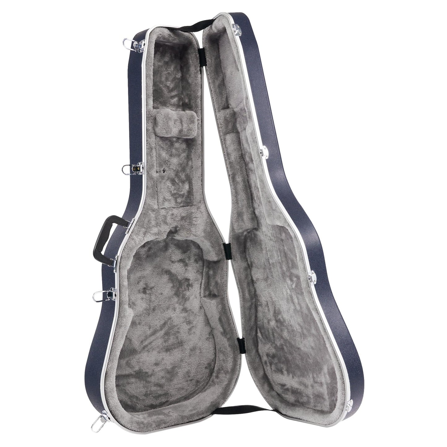 Martin D-14F 640 Style Dreadnought Case Navy Blue with Silver Interior Accessories / Cases and Gig Bags / Guitar Cases