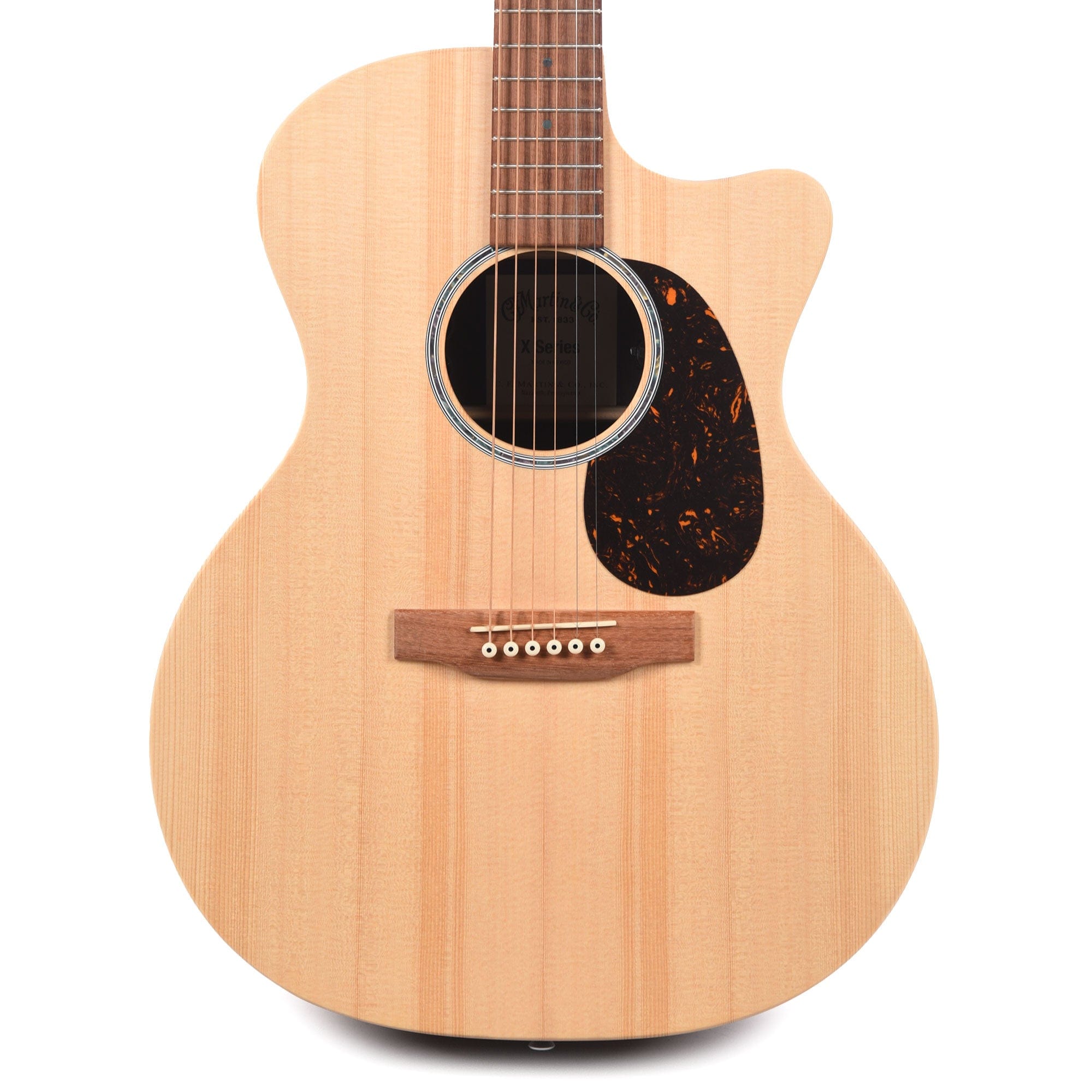Martin GPC-X2E Spruce/Cocobolo Pattern HPL Natural Acoustic Guitars / Dreadnought