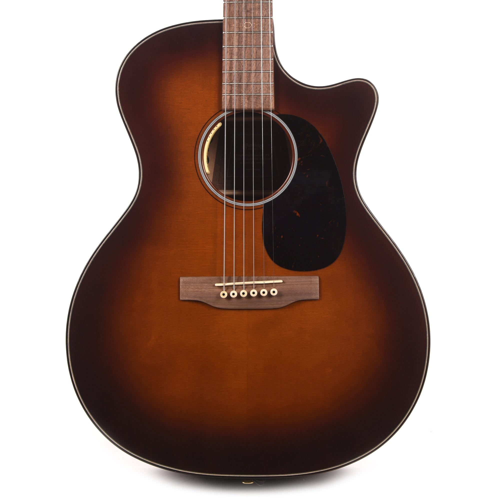 Martin GPCE Inception Maple European Spruce/Three-Piece Maple with Black Walnut Amber Fade Sunburst Acoustic Guitars / Dreadnought