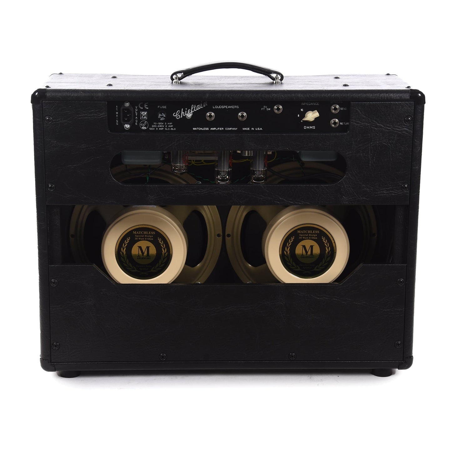 Matchless Chieftan Reverb 40W 2x12" Combo Black Amps / Guitar Combos