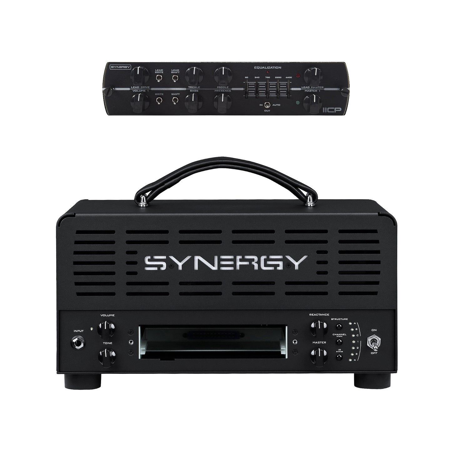 Synergy SYN-20IR 20w 3-Channel Preamp Module Platform Amp Head and IICP 2 Channel Tube Preamp Module Bundle