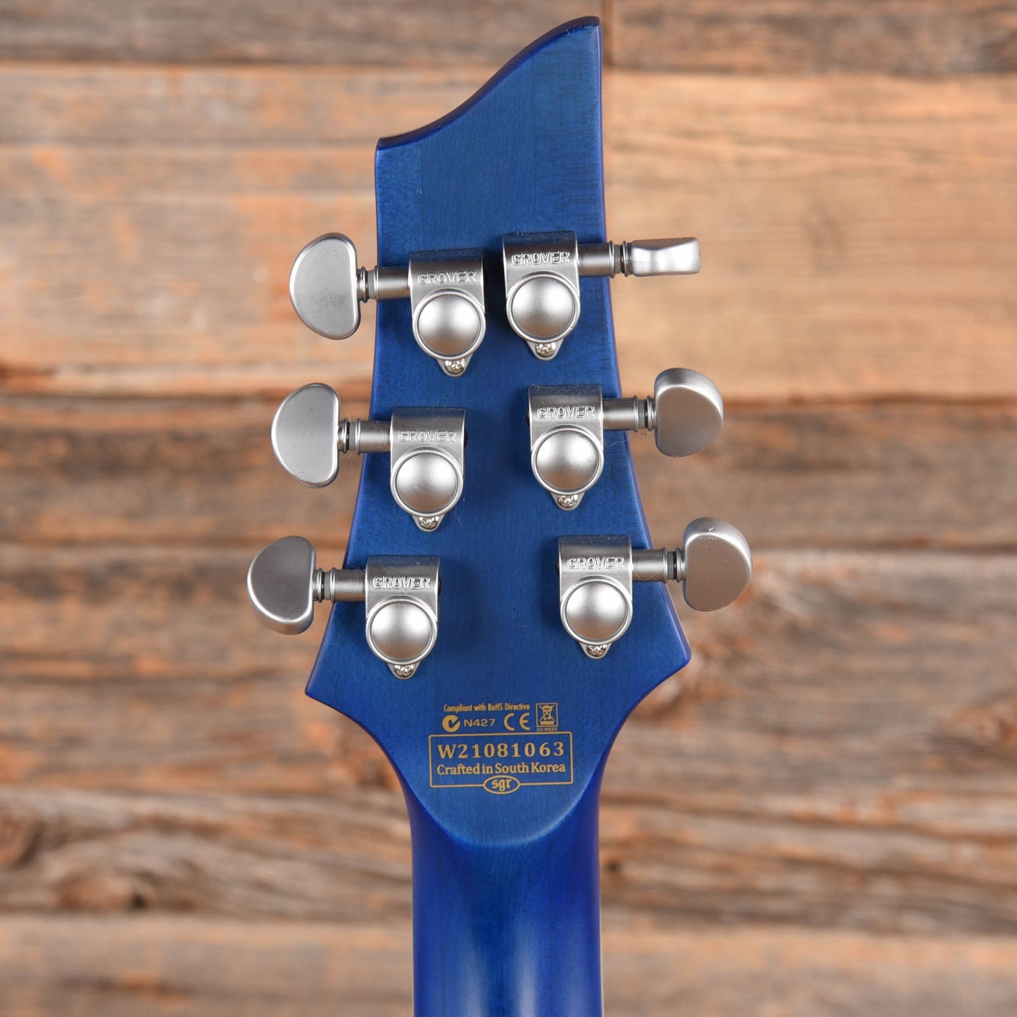 Schecter C-1 Platinum See-Thru Midnight Blue Satin 2021