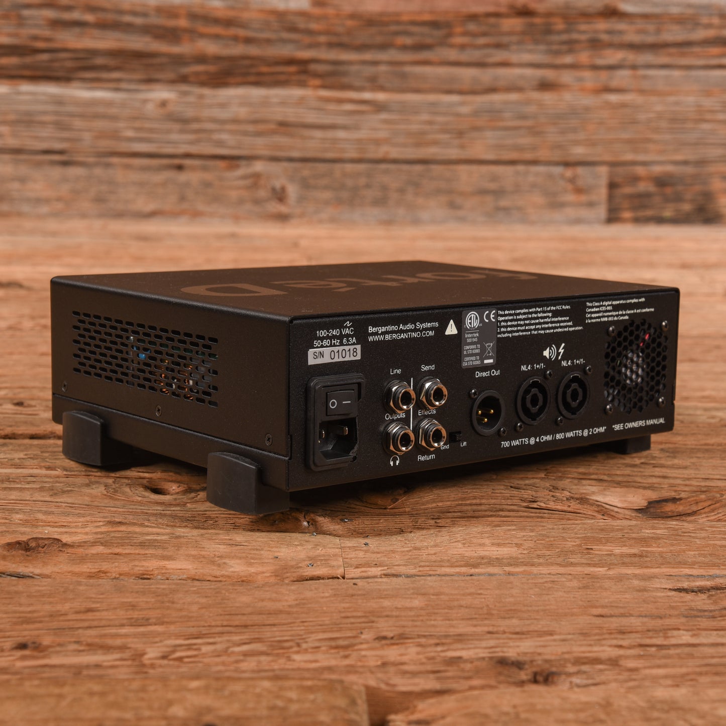 Bergantino Forte D Bass Amplifier Head