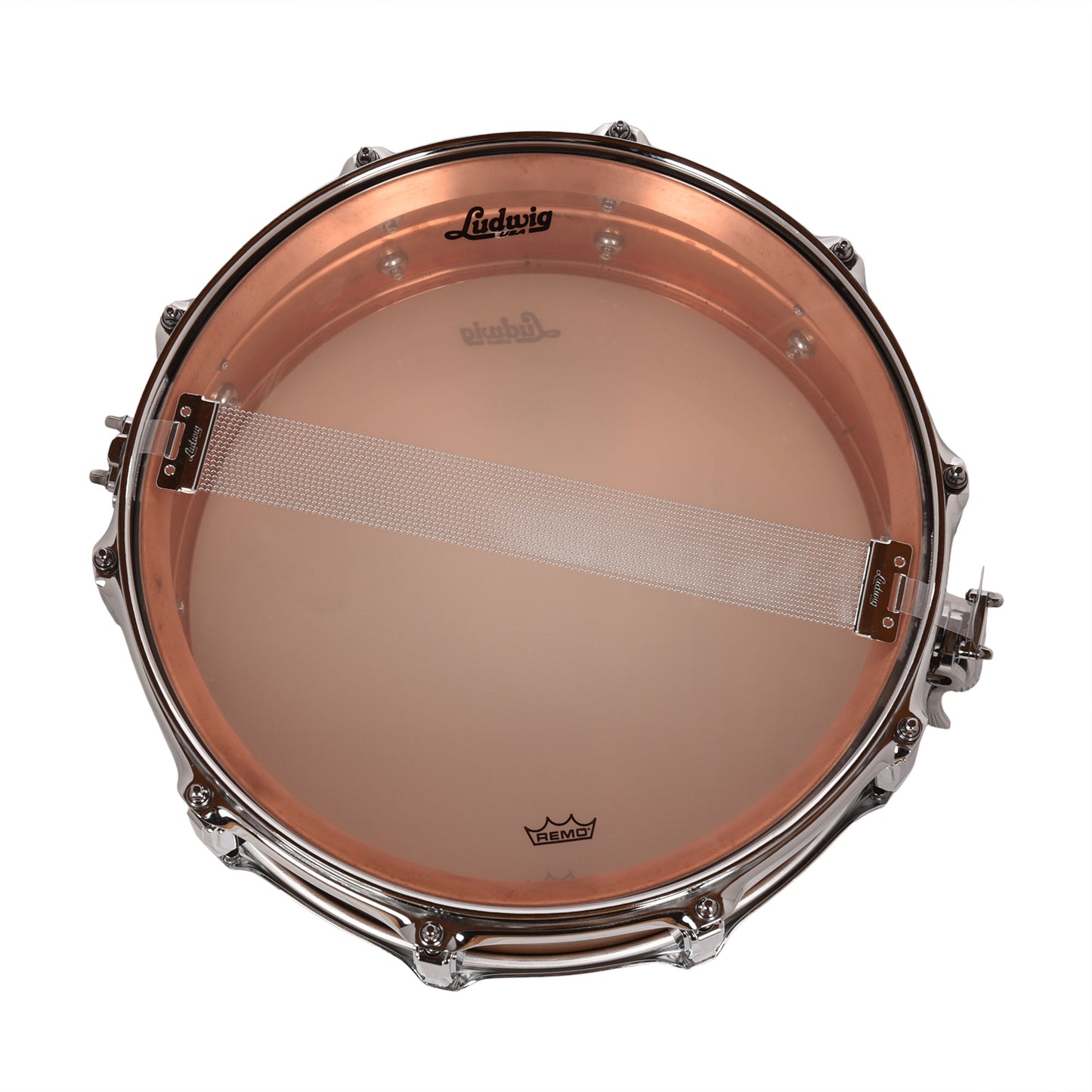 Ludwig 5x14 Raw Copper Phonic Snare Drum