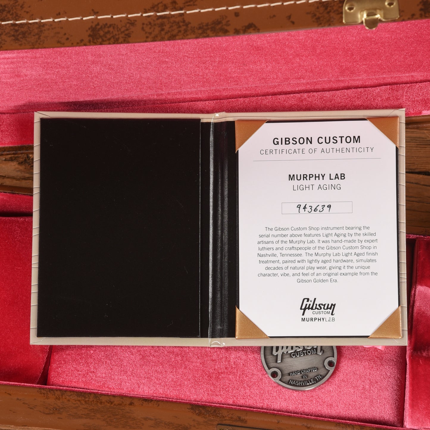 Gibson Custom Murphy Lab 59 Les Paul Standard Reissue Light Aged Sunburst 2024