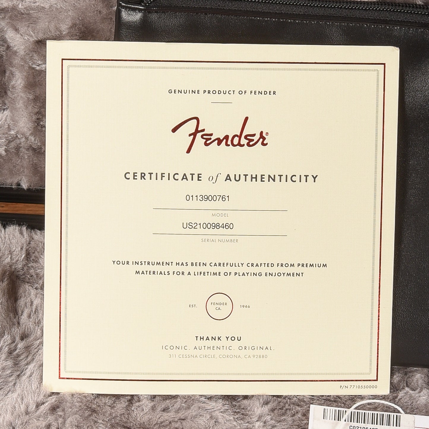 Fender American Professional II Stratocaster Dark Night 2021