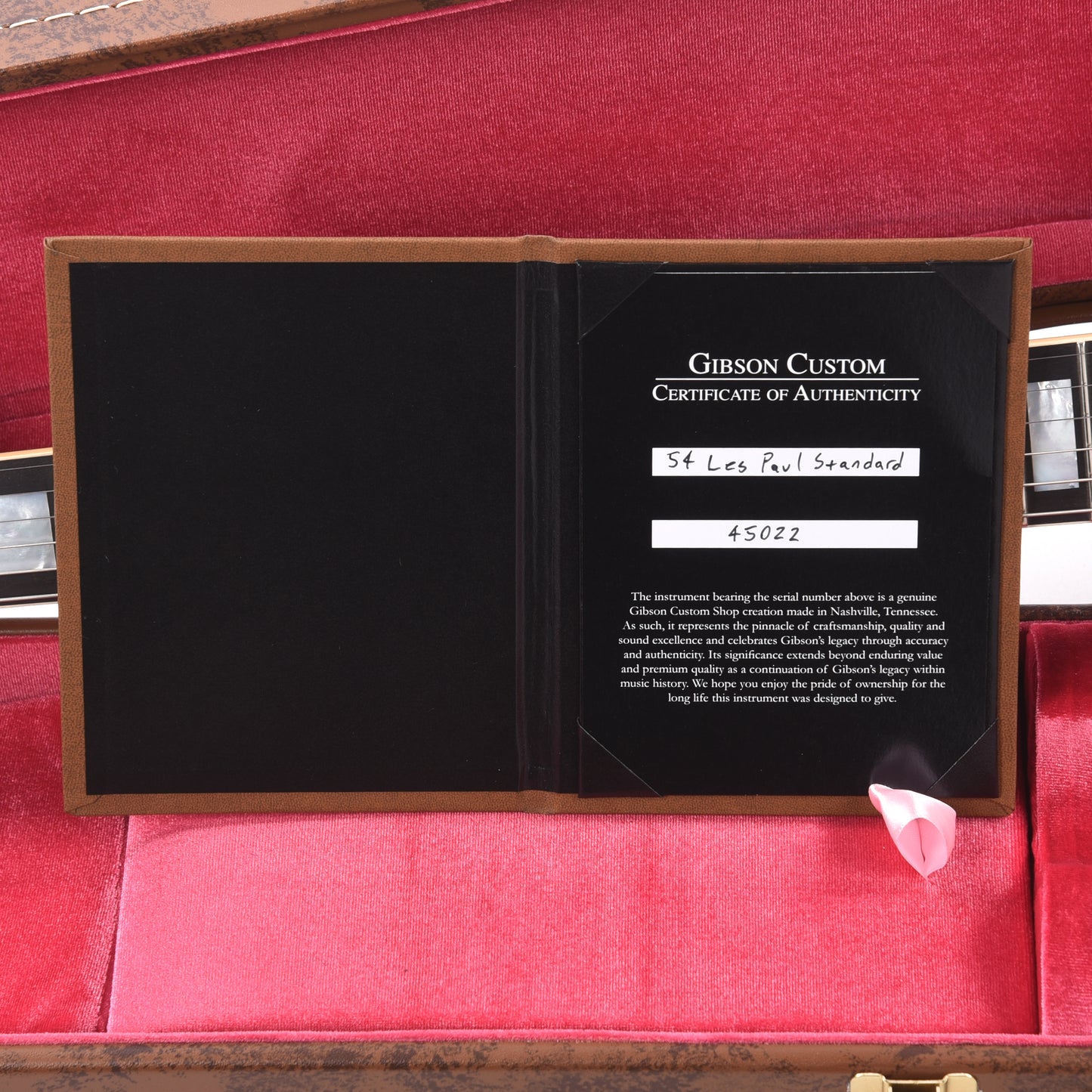 Gibson Custom Shop 1954 Les Paul Standard Brunswick Blue VOS