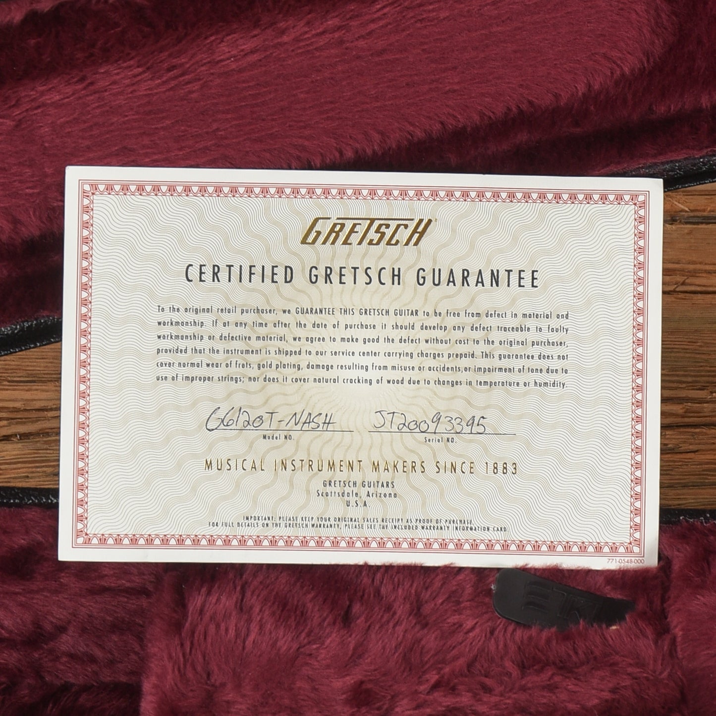 Gretsch G6120T Players Edition Nashville with String-Thru Bigsby Orange Stain 2020