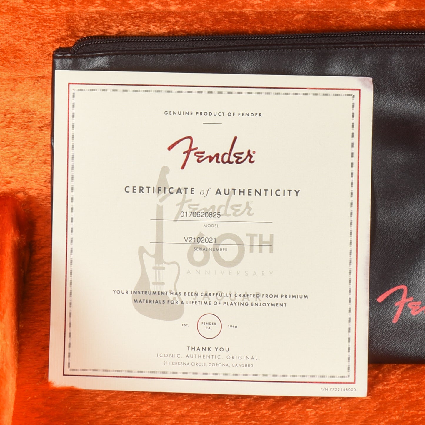 Fender 60th Anniversary Jaguar Mystic Dakota Red 2022