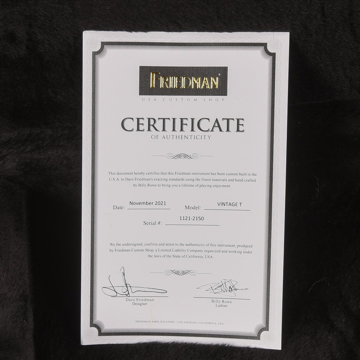 Friedman Vintage T Yellow 2021