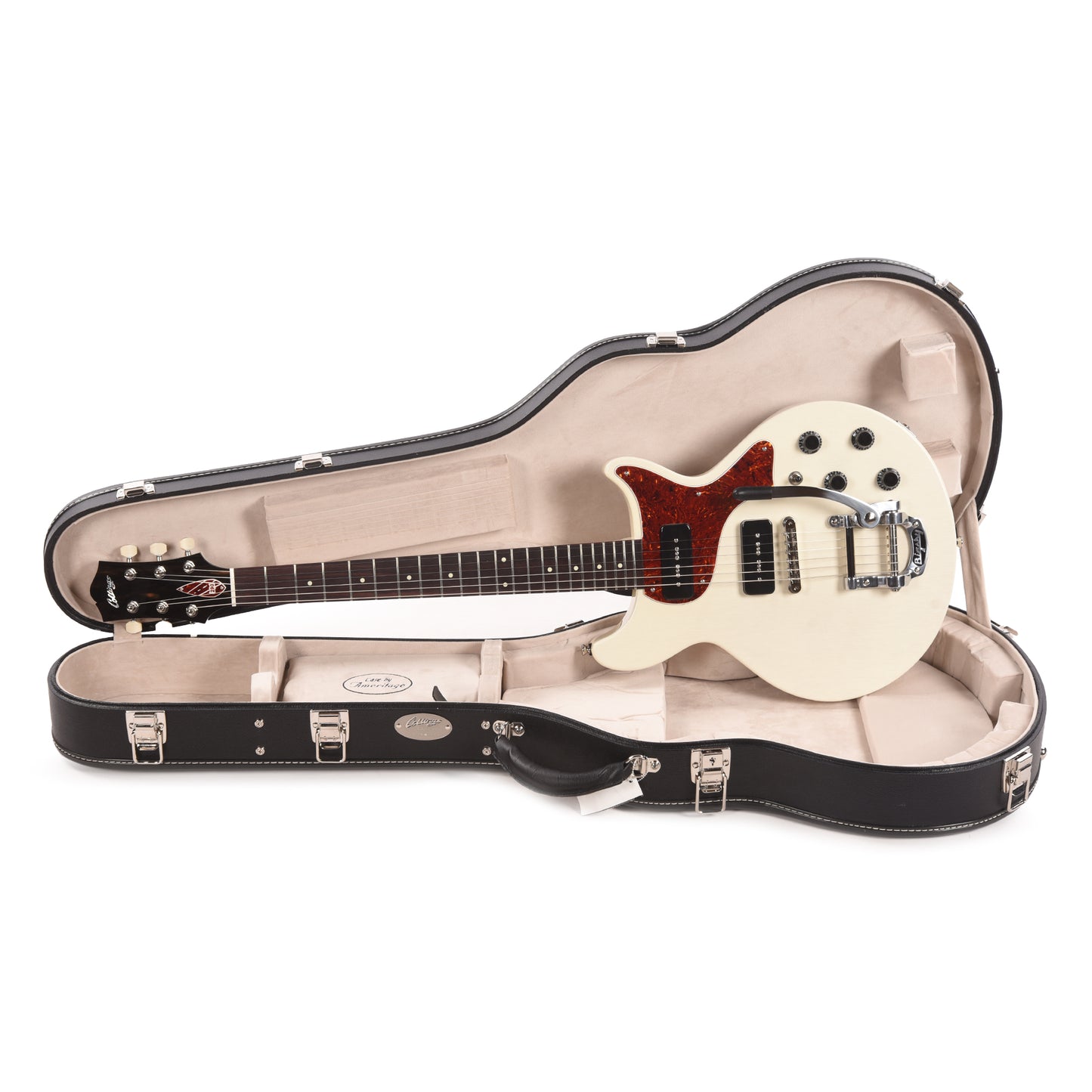 Collings 290 DC Vintage White w/Lollar PIckups & Bigsby