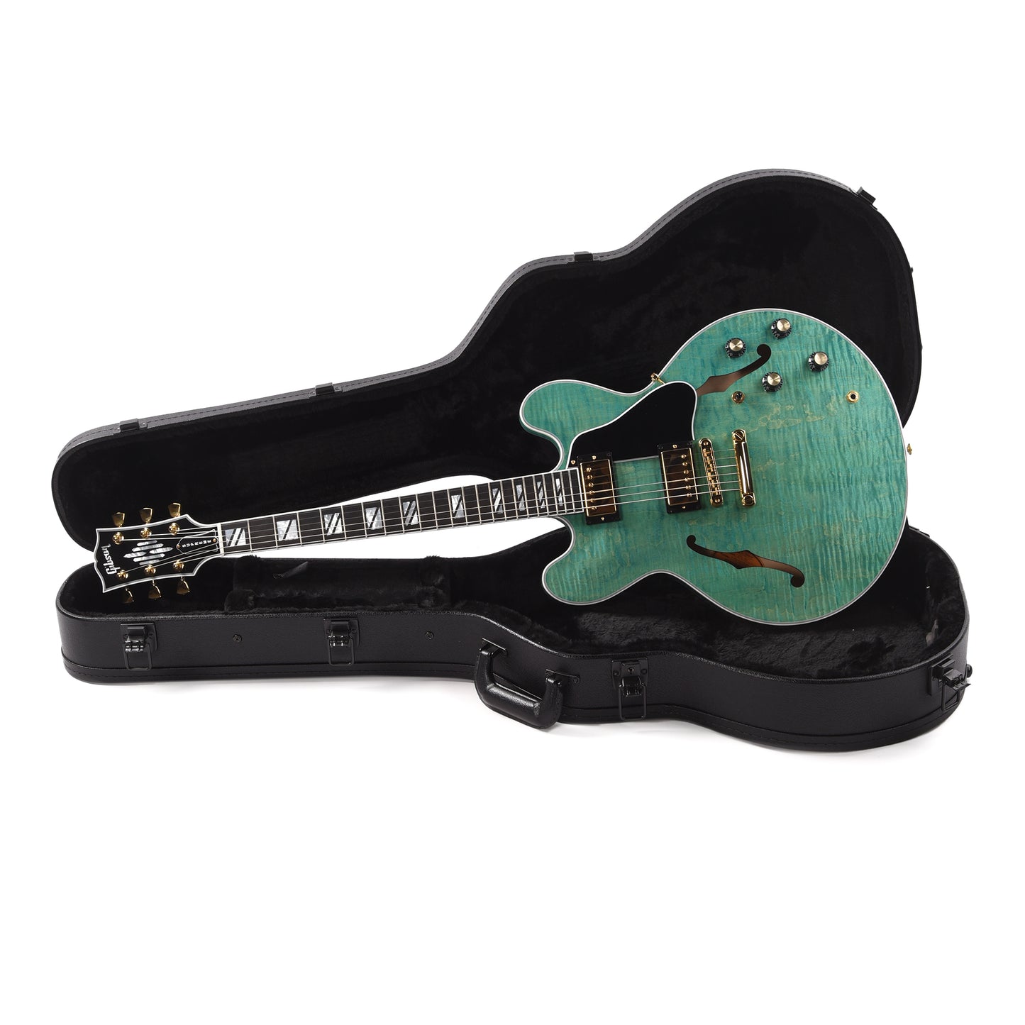 Gibson Modern ES Supreme AAA Maple Seafoam Green
