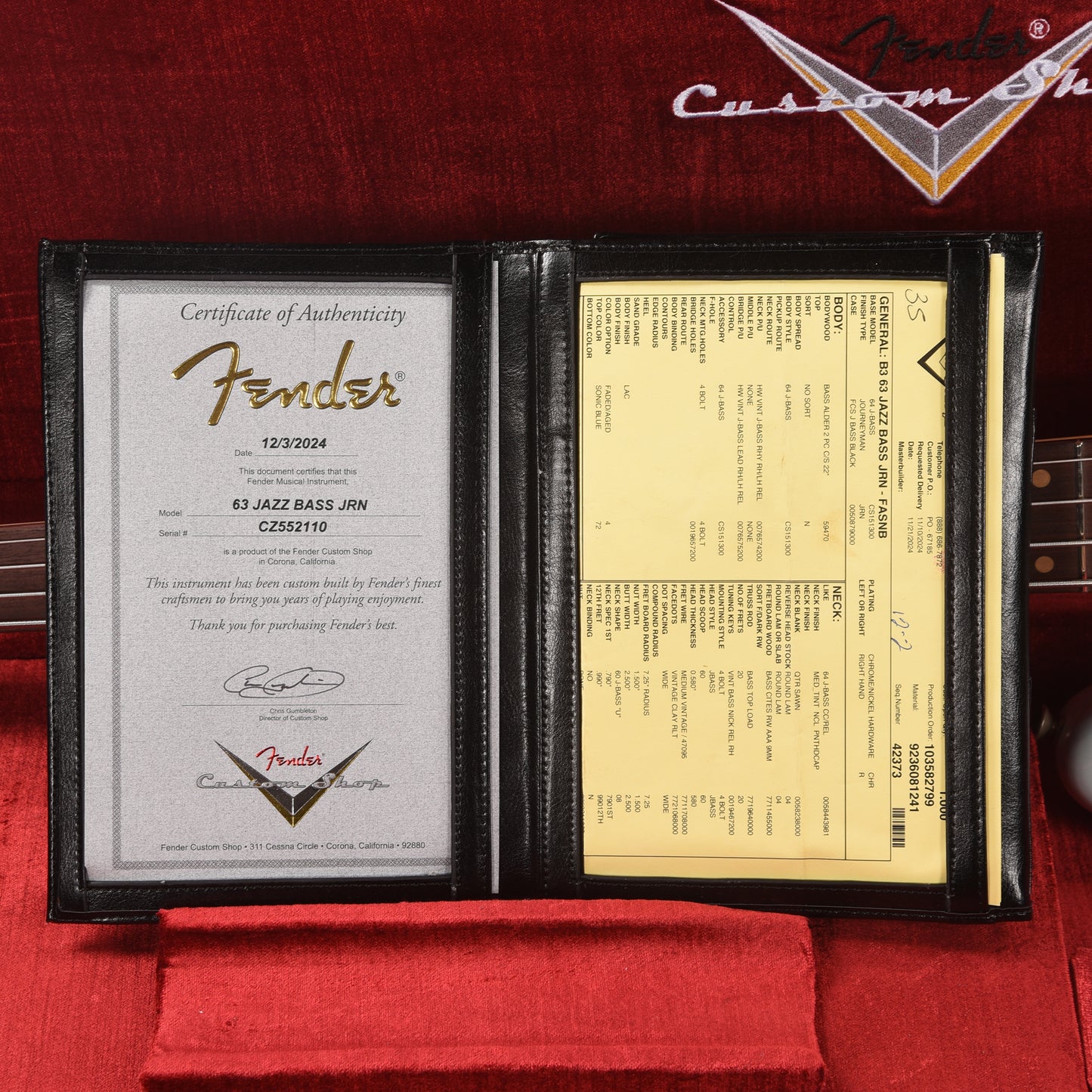 Fender Custom Shop 1963 Jazz Bass Journeyman Relic Faded Aged Sonic Blue